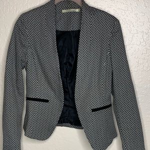 Black & white blazer